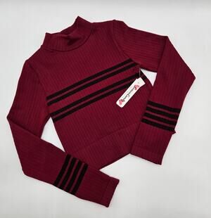 Y2K Junior Womens M/L Cropped Ribbed Sweater- Cotton Candy Sweet Collection